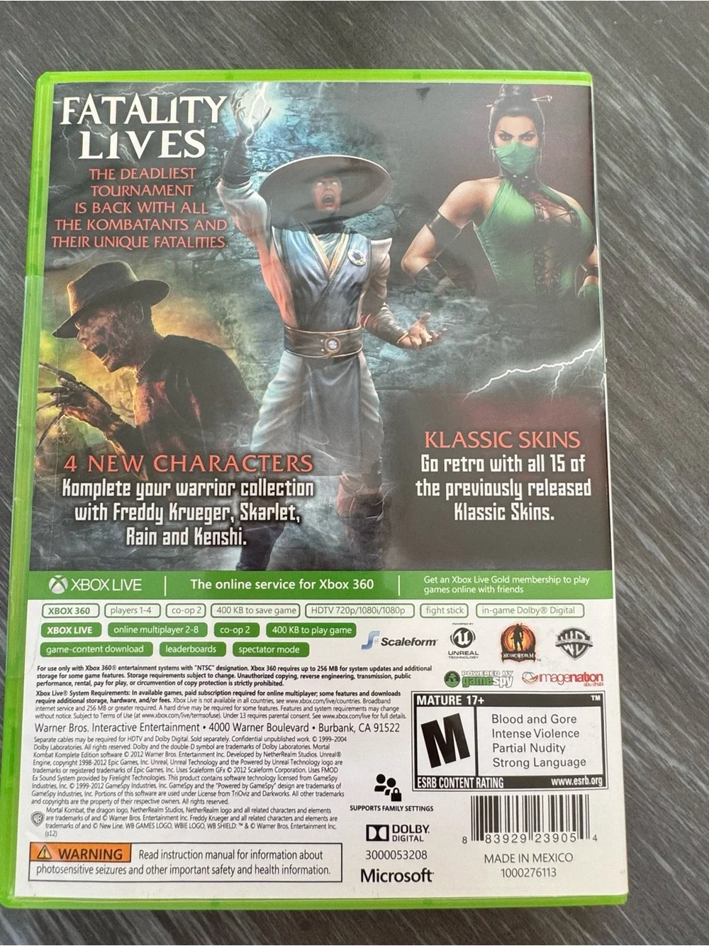 Mortal Kombat Komplete Edition (Xbox 360, 2012) Brand New Factory Sealed